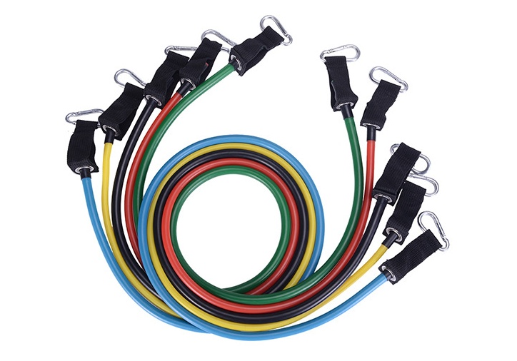 Portable Fitness Resistance Band Set – 11 Piece Workout Kit for Home & Gym Training - Image 8