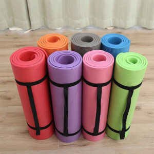 Eco-Friendly NBR Yoga Mat – Thick, Non-Slip Fitness Mat for Home & Gym Workouts
