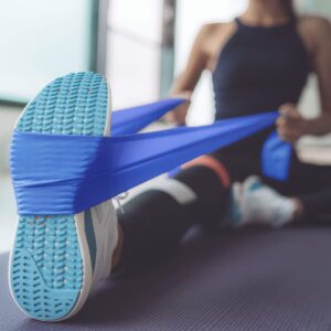 Yoga Resistance Bands Set – Elastic Workout Bands for Strength, Pilates & Rehab Training