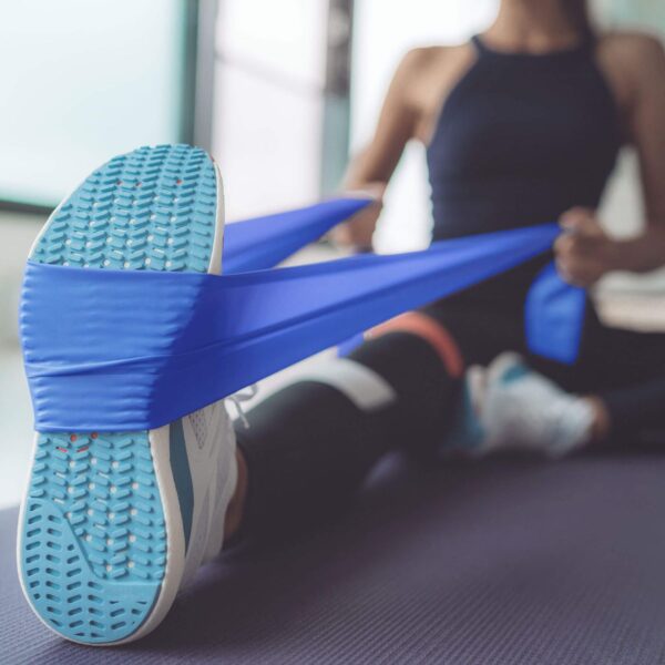 Yoga Resistance Bands Set – Elastic Workout Bands for Strength, Pilates & Rehab Training